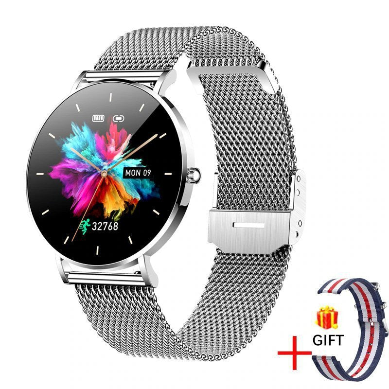 PulseVibe T8 – Women's Smart Heart Rate & Blood Pressure Monitoring Watch