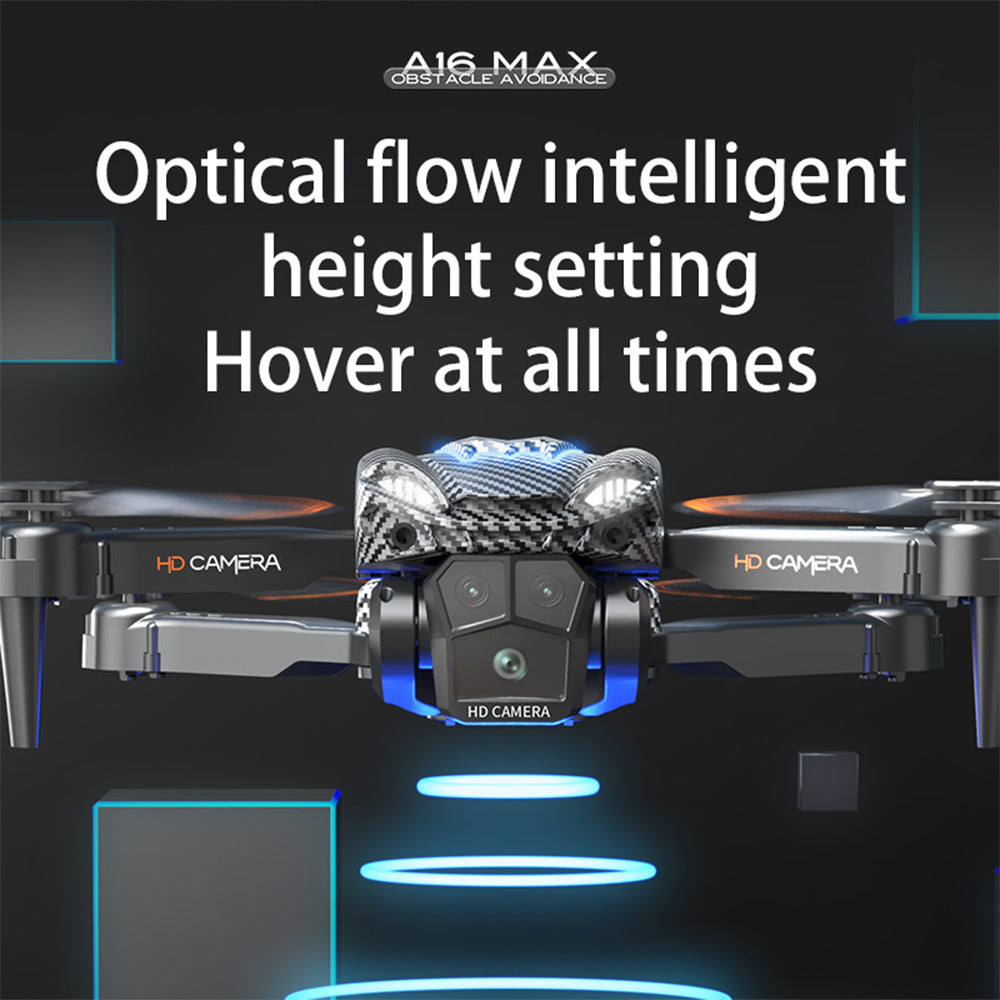 SkyMaster A16 Drone – Optical Flow Triple-Camera UAV