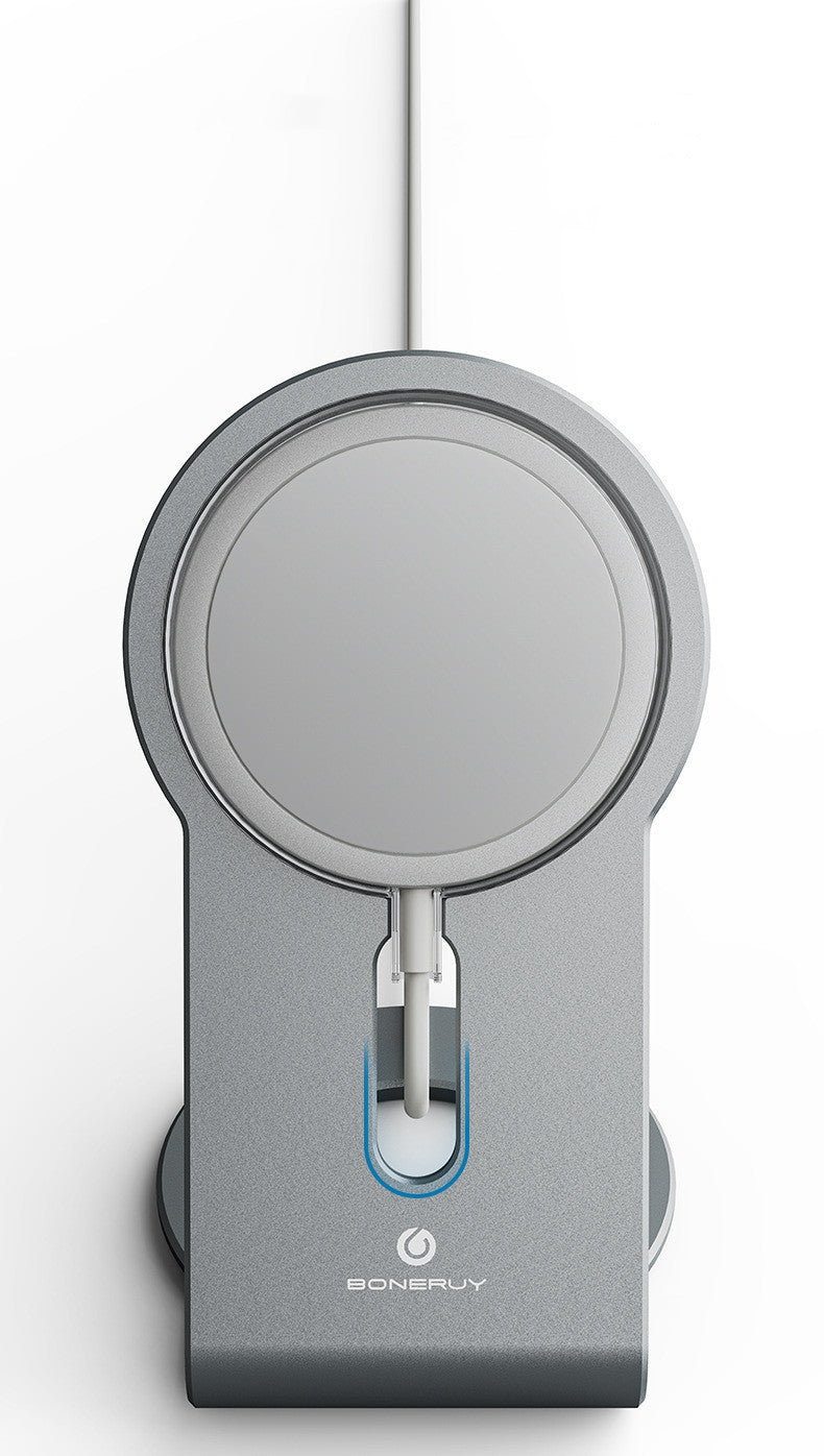 MagnaCharge Pro – Magnetic Wireless Charging Bracket (Aluminum Alloy)