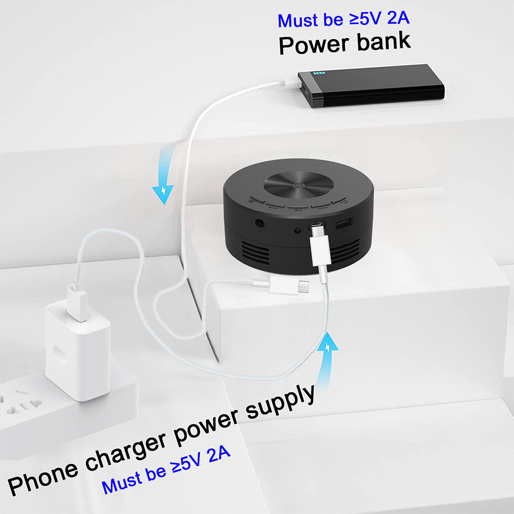 VisionPlay YT200 - Mini Home Projector for Kids & Families