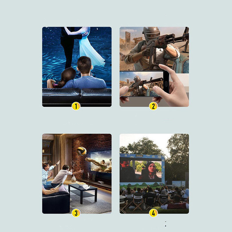 VisionBeam™ YG400 Home Projector – HD Entertainment Anywhere