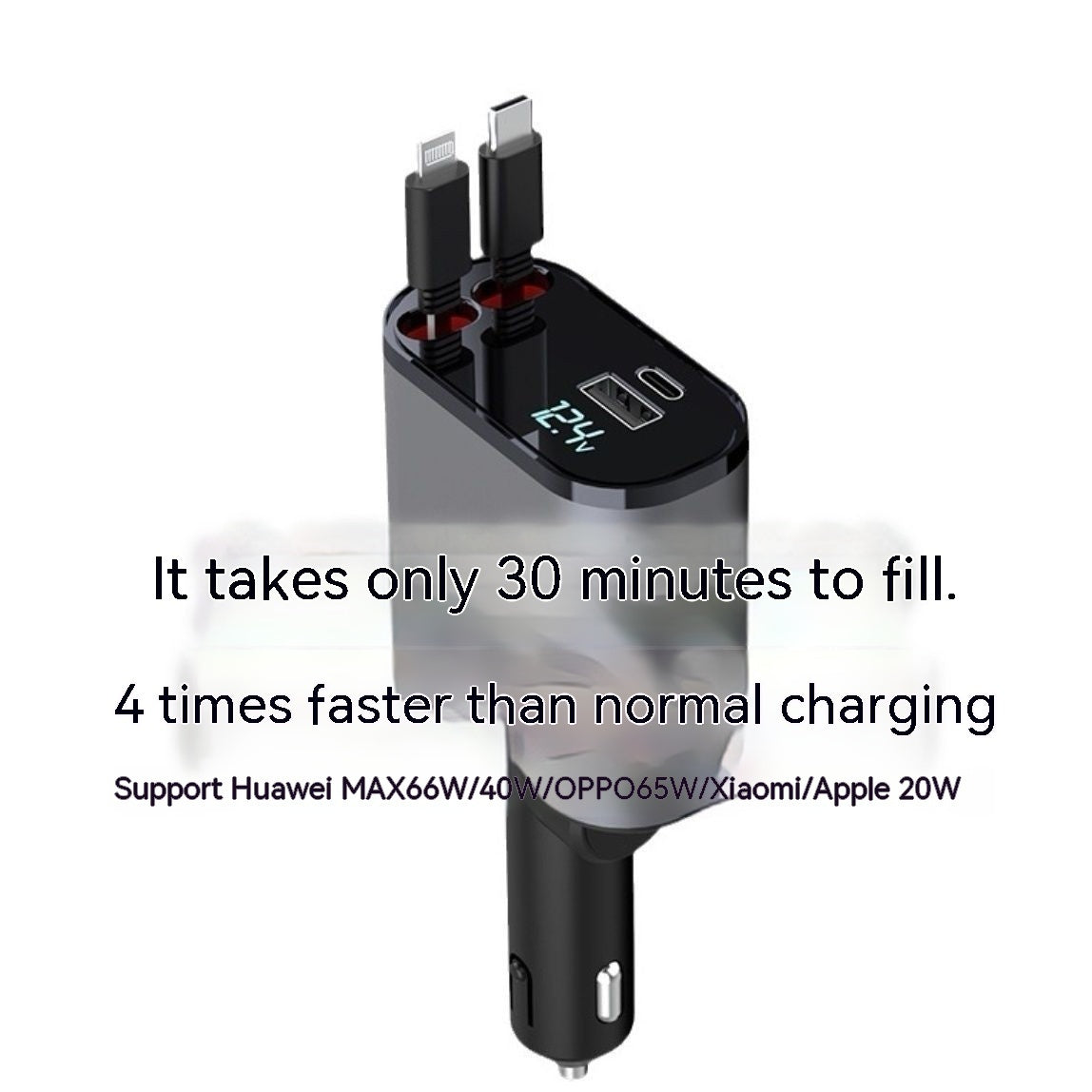 ChargeMaster™ Flex | Automatic Retractable 4-in-1 Universal Charger