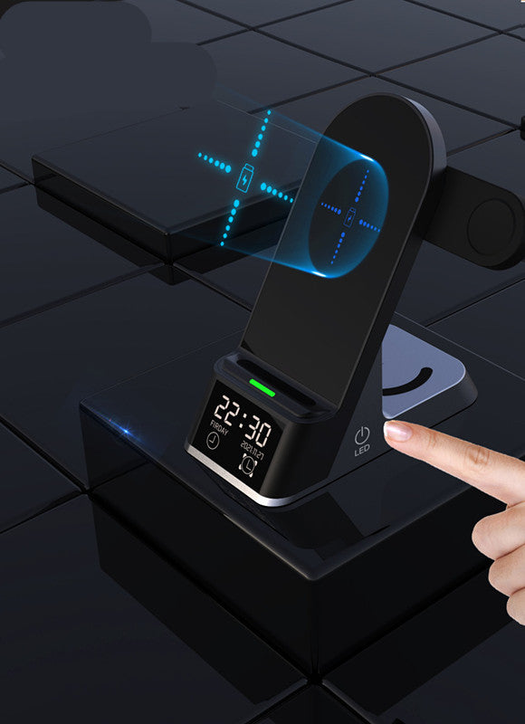 CreativeH35™ Multifunctional Wireless Charging Alarm Clock – Your All-in-One Smart Wake-Up Solution