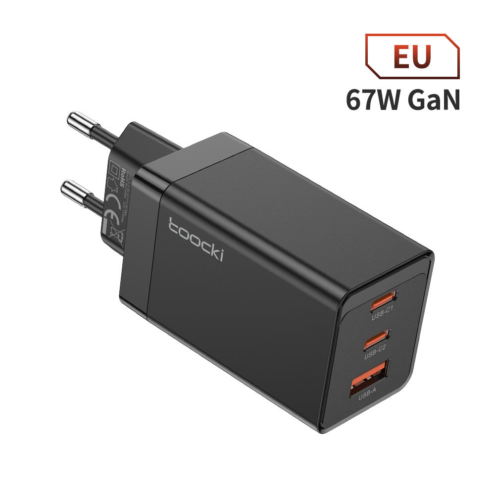 PowerFlux 67W GaN Three-Port Fast Charger