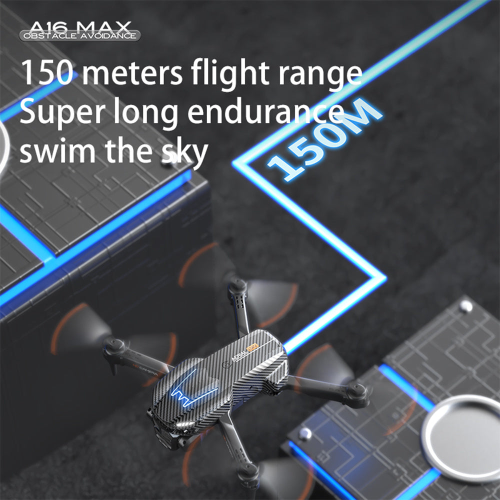 SkyMaster A16 Drone – Optical Flow Triple-Camera UAV