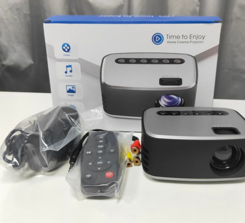 VisionBeam Mini LED Projector – Compact, Powerful Home Theater Experience in the Palm of Your Hand