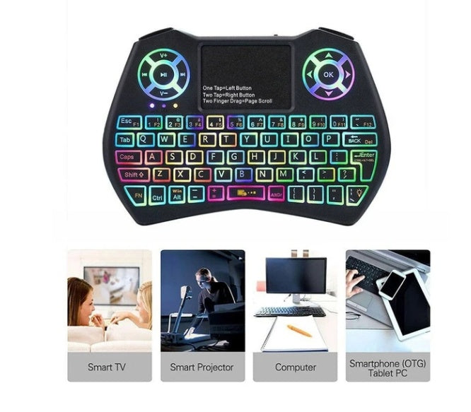FlyKey Mini – Wireless Flying Mouse & Multi-Language Keyboard Combo