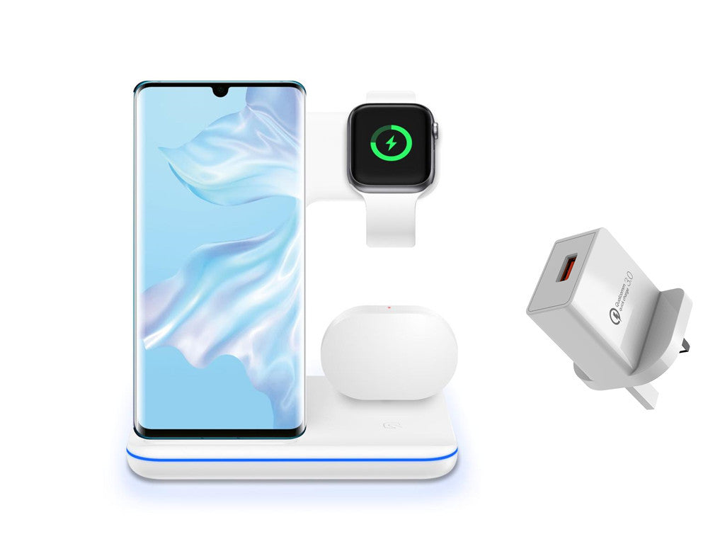 TrioCharge™ 3-in-1 Wireless Charging Stand