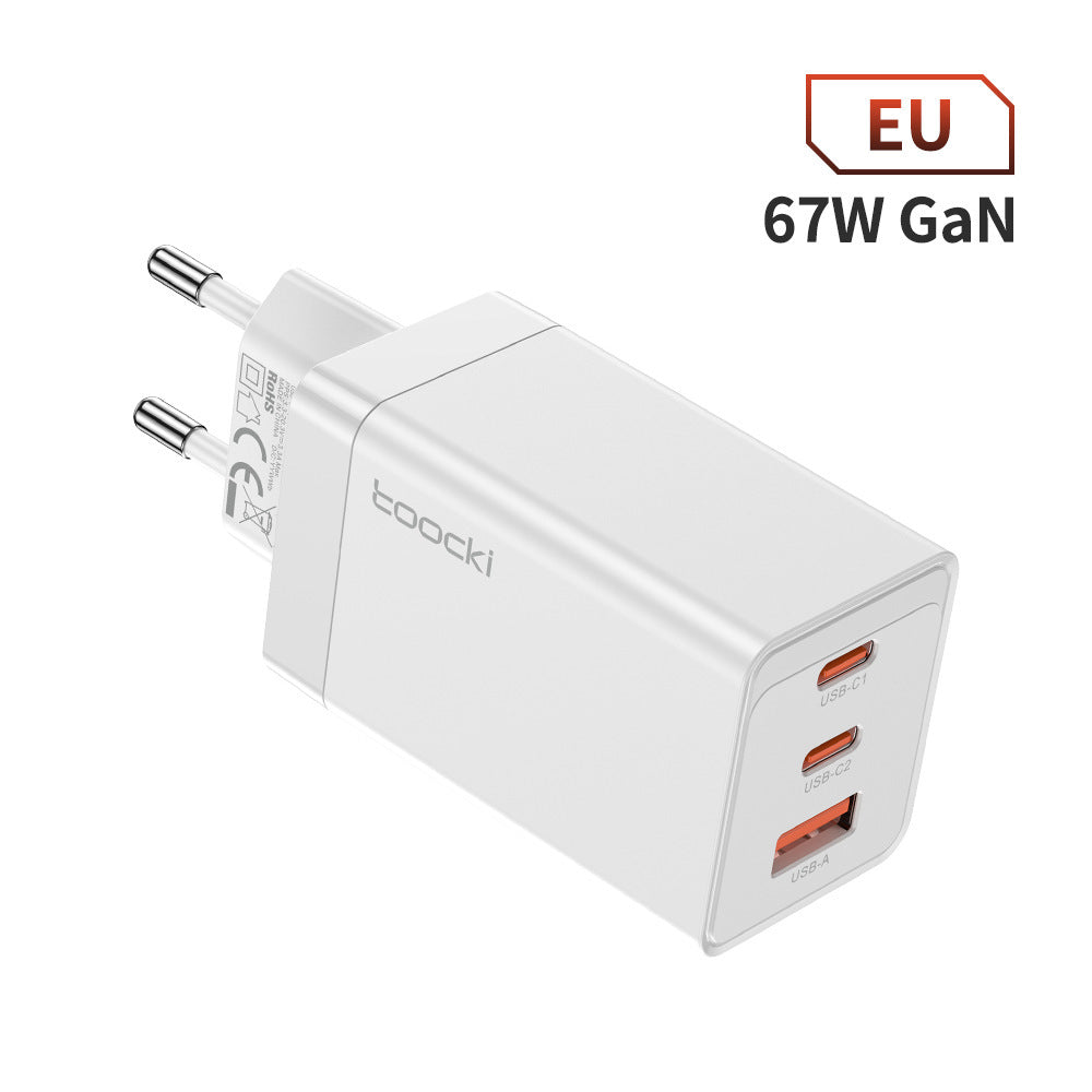 PowerFlux 67W GaN Three-Port Fast Charger
