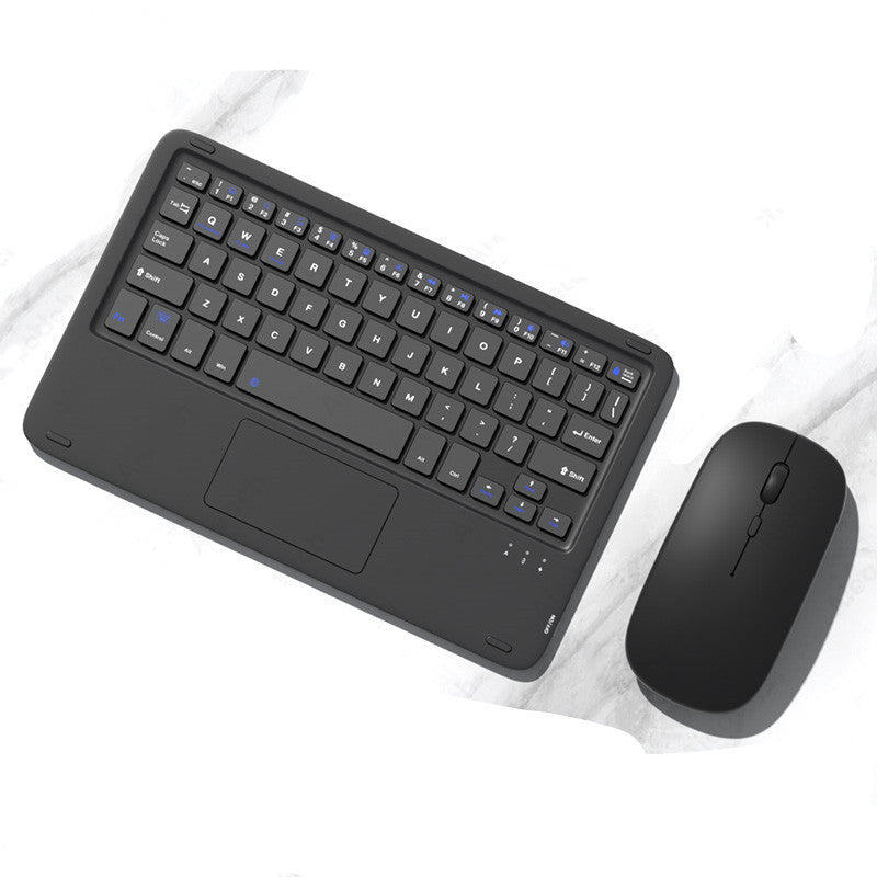 The SilentTouch™ – Mute Wireless Mouse & Touch Keyboard Combo