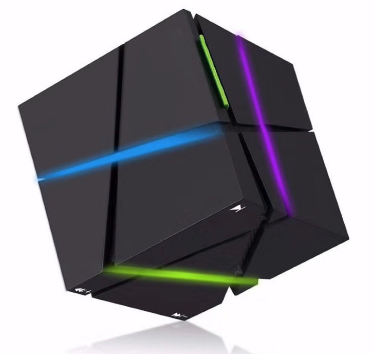 VibeCube Bluetooth Speaker – Colorful Lights, Powerful Sound, and Unmatched Vibes