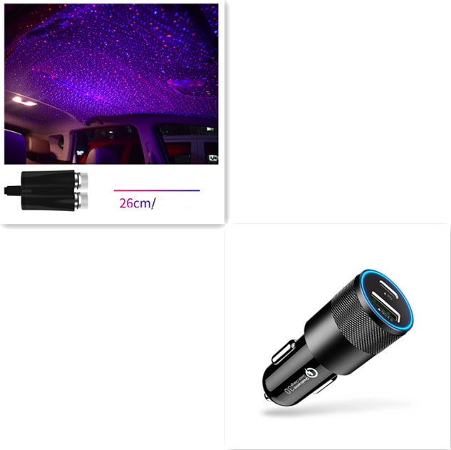 GalaxyGlow™ Star Light Projector & LED Car Interior Lights