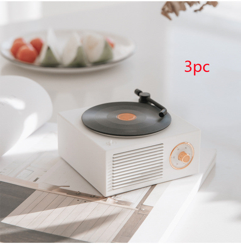 RetroSound Wireless Mini Phonograph – Bluetooth-Compatible Portable Speaker