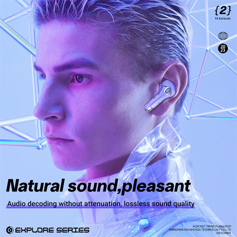 T8 Sonic TWS Wireless Earphones – Bluetooth 5.3, Noise Reduction, Bass-Boosted Gaming & Sport Headset