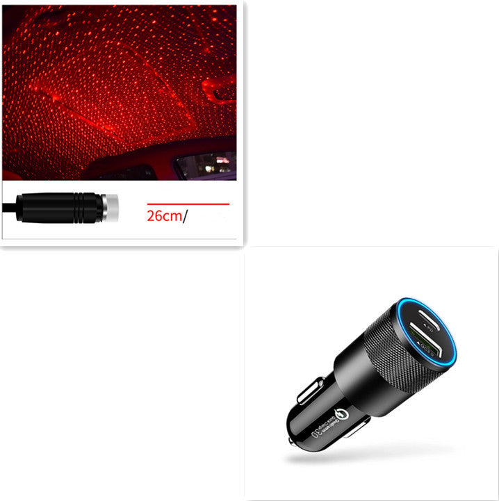 GalaxyGlow™ Star Light Projector & LED Car Interior Lights