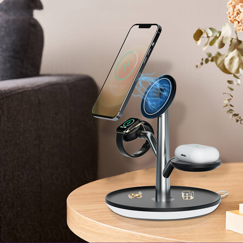 MagnaCharge Multifunctional Mobile Phone Magnetic Suction Wireless Charger Bracket