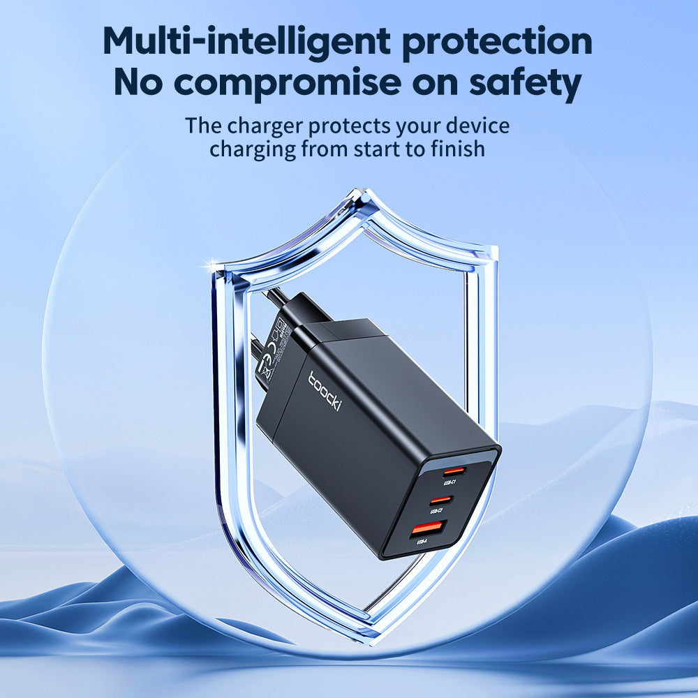 PowerFlux 67W GaN Three-Port Fast Charger