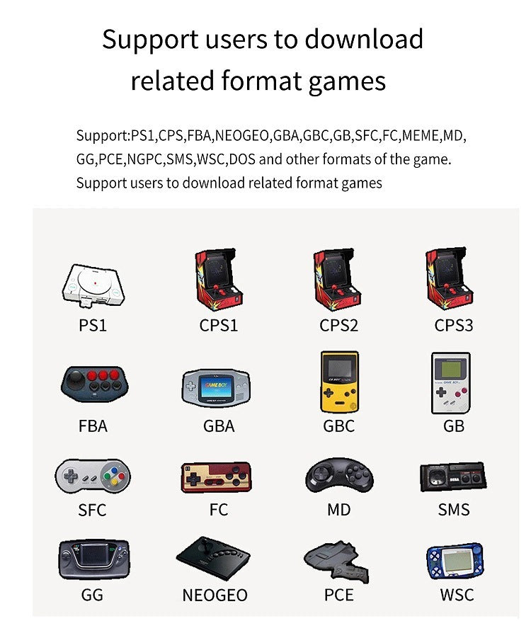 RetroPlay™ Open Source HD 3.5" Portable Game Console – Relive the Classics Anytime, Anywhere