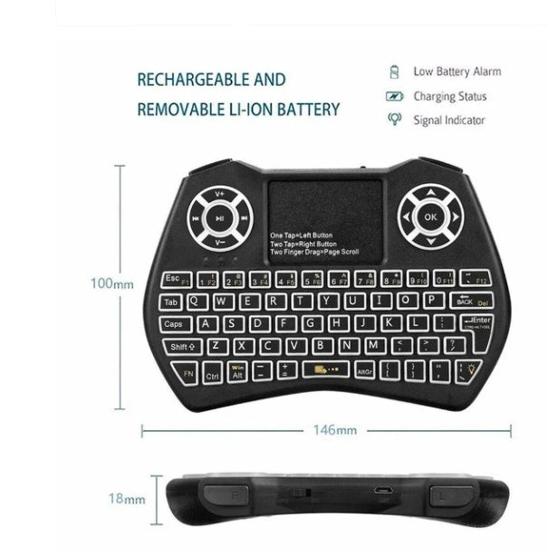 FlyKey Mini – Wireless Flying Mouse & Multi-Language Keyboard Combo