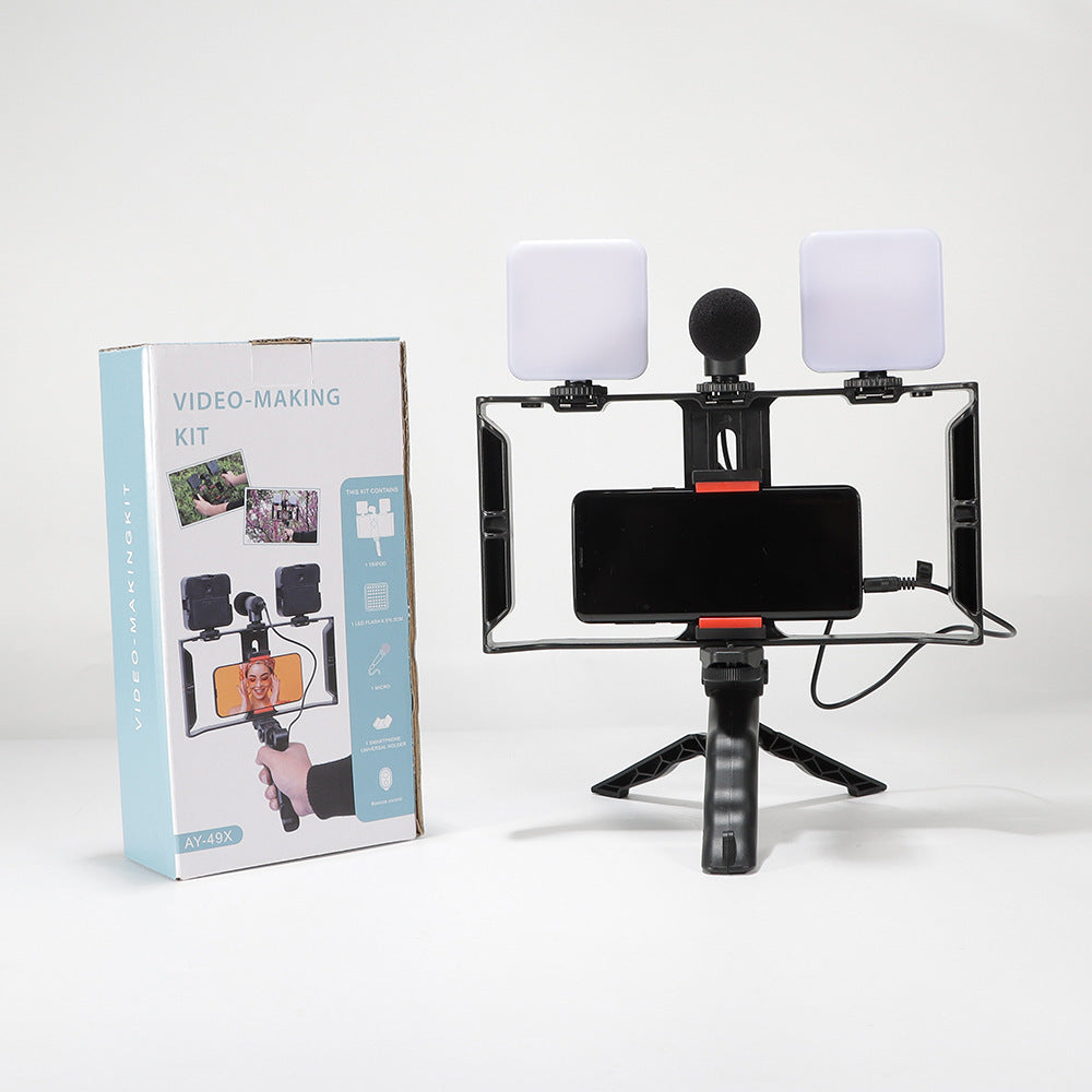GlowPocket™ LED Mini Square Outdoor Light with Tripod