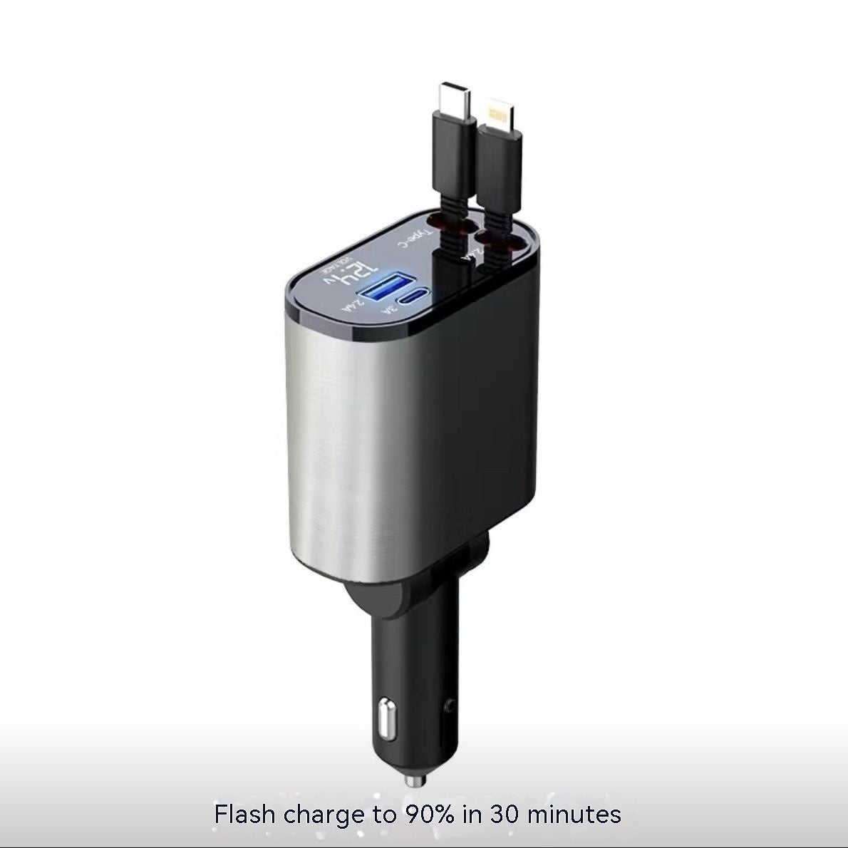 ChargeMaster™ Flex | Automatic Retractable 4-in-1 Universal Charger