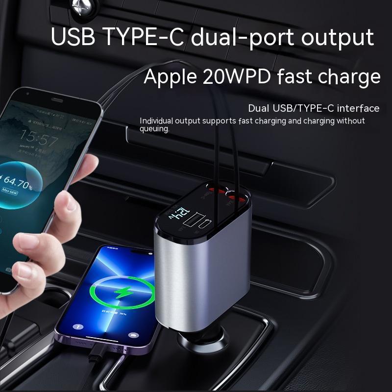 TurboVolt™ 100W Metal Car Charger