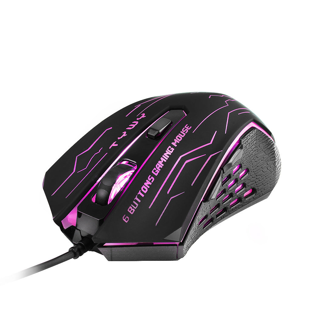GlowMaster™ Wired Colorful Luminous Gaming Mouse – Precision, Power, and Style