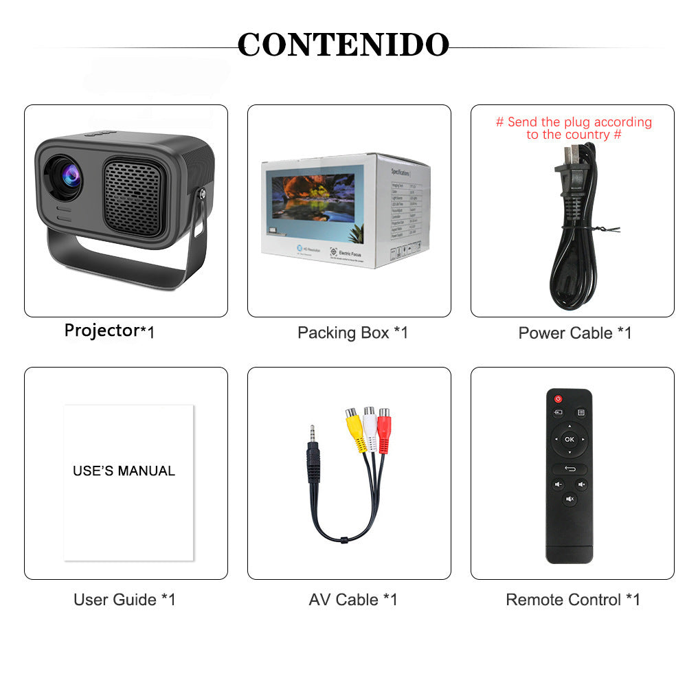 VisionLux Pro HD Smart Portable Projector