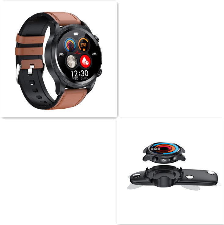 VitalSync Pro: Oxygen, ECG, Blood Pressure & Heart Rate Monitoring Smartwatch
