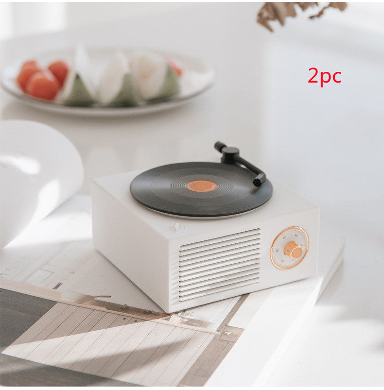 RetroSound Wireless Mini Phonograph – Bluetooth-Compatible Portable Speaker