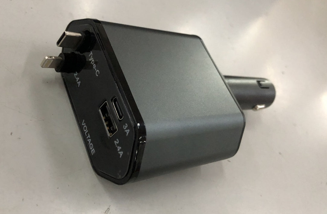 ChargeMaster™ Flex | Automatic Retractable 4-in-1 Universal Charger