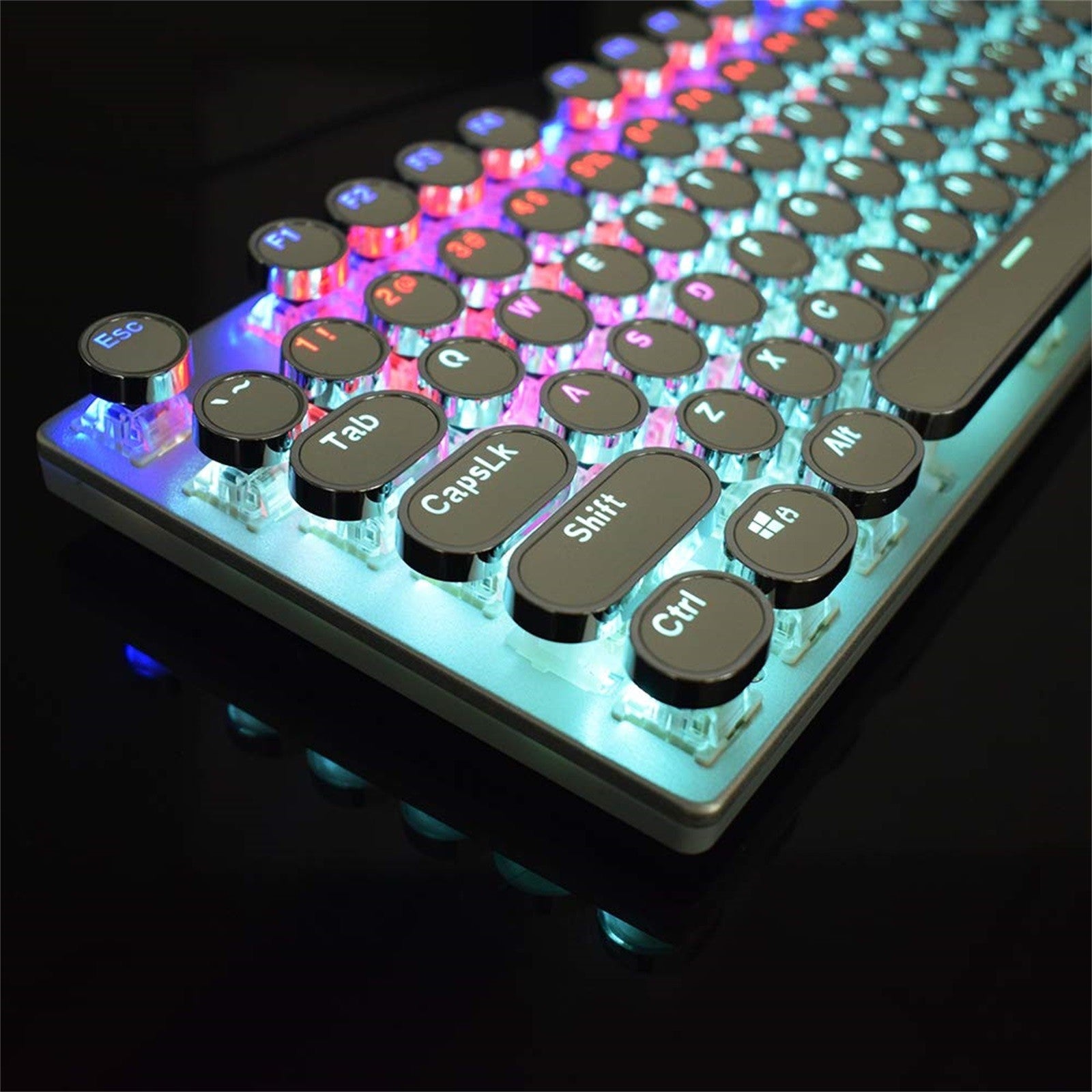 CyberPunk Green Axis Wired Gaming Keyboard