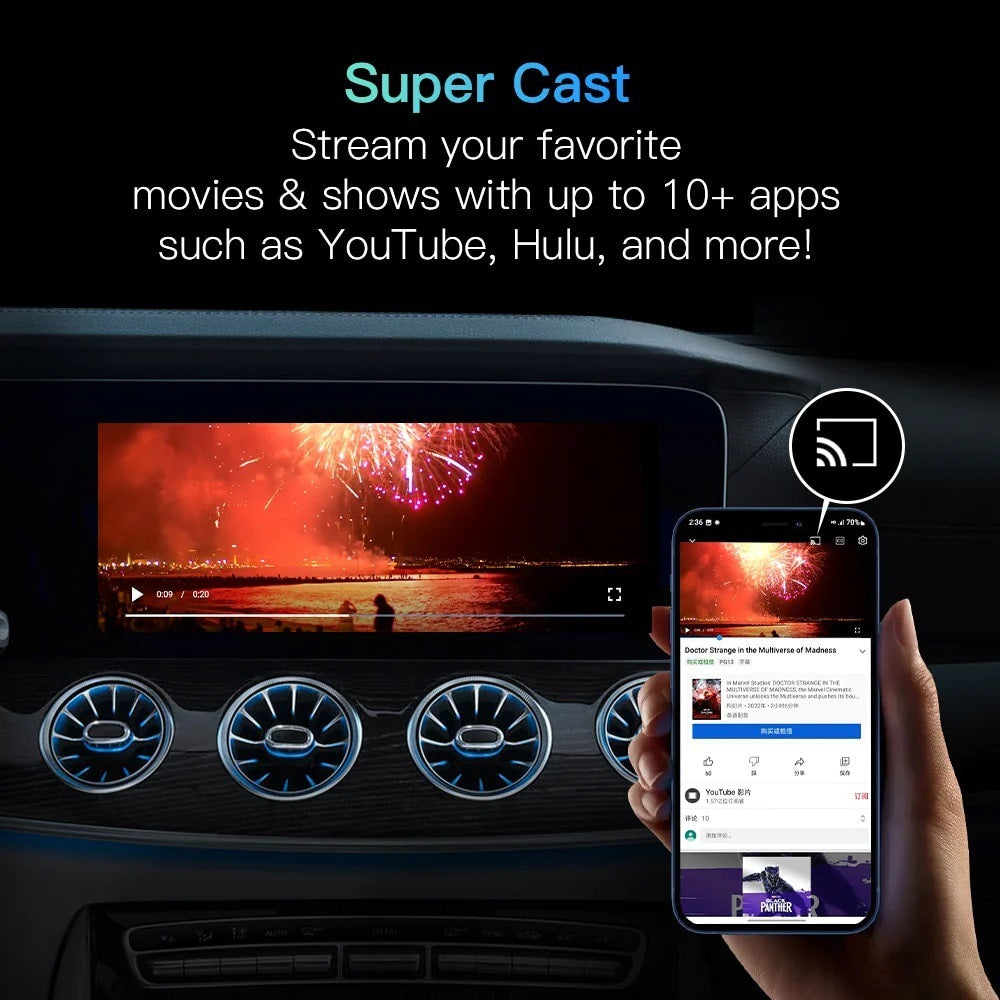 The VeroLink Pro Wireless CarPlay & Android Auto Hub