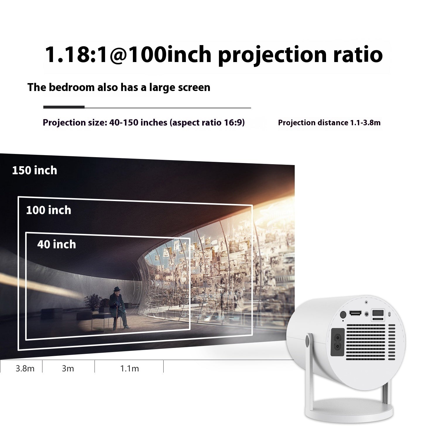 VistaBeam™ Mini Portable Projector