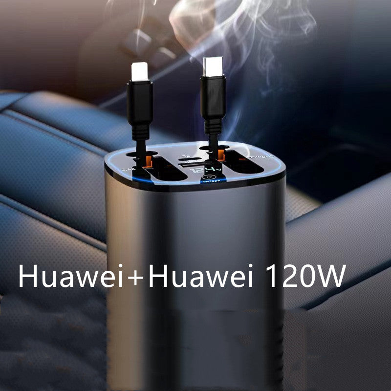 ChargeMaster™ Flex | Automatic Retractable 4-in-1 Universal Charger