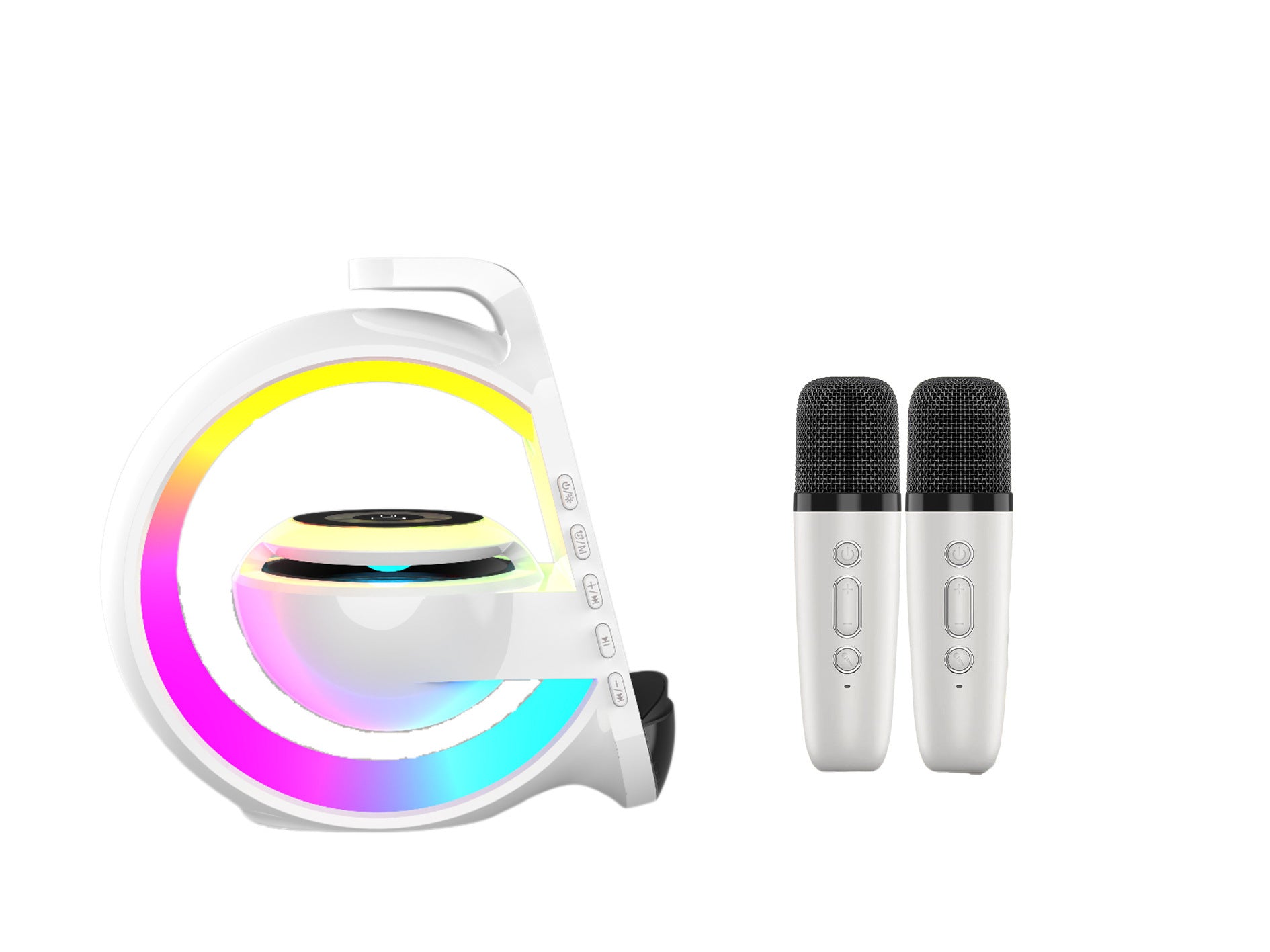 The Radiance Pro™: 6-in-1 Bluetooth Speaker & Wireless Charging Hub
