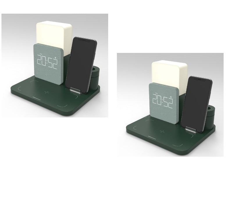LumaCharge LED Alarm Clock & Magnetic Wireless Charger