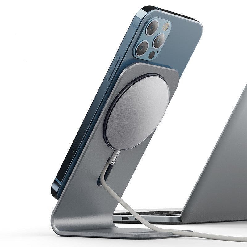 MagnaCharge Pro – Magnetic Wireless Charging Bracket (Aluminum Alloy)