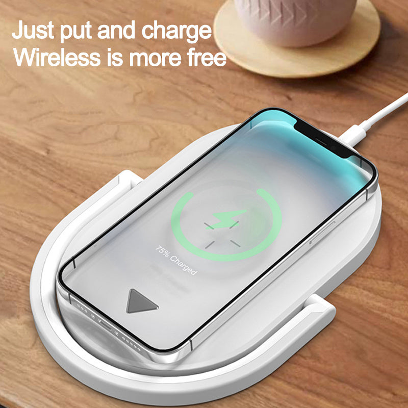 GlowStone™ 3-in-1 Wireless Charging Station & LED Night Lamp