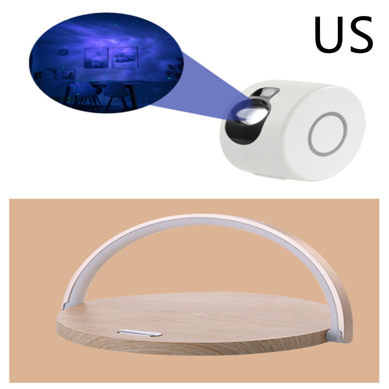 The GlowCharge Qi Wireless Charging Table Lamp