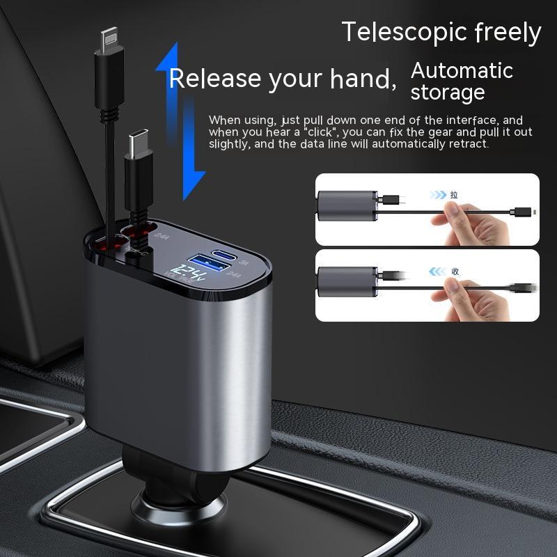 TurboVolt™ 100W Metal Car Charger