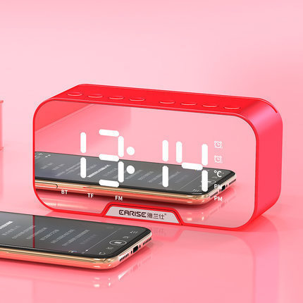 EchoTime Alarm Clock Wireless Bluetooth Speaker