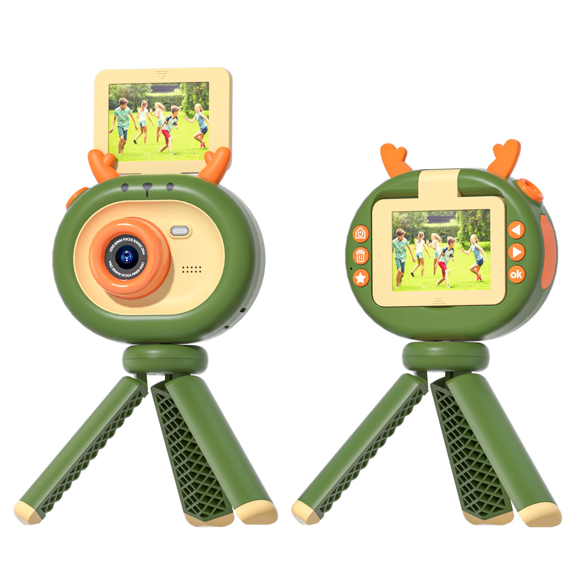 KidCam 180° Flip-Screen HD Digital Camera – Fun & Easy Photography for Kids