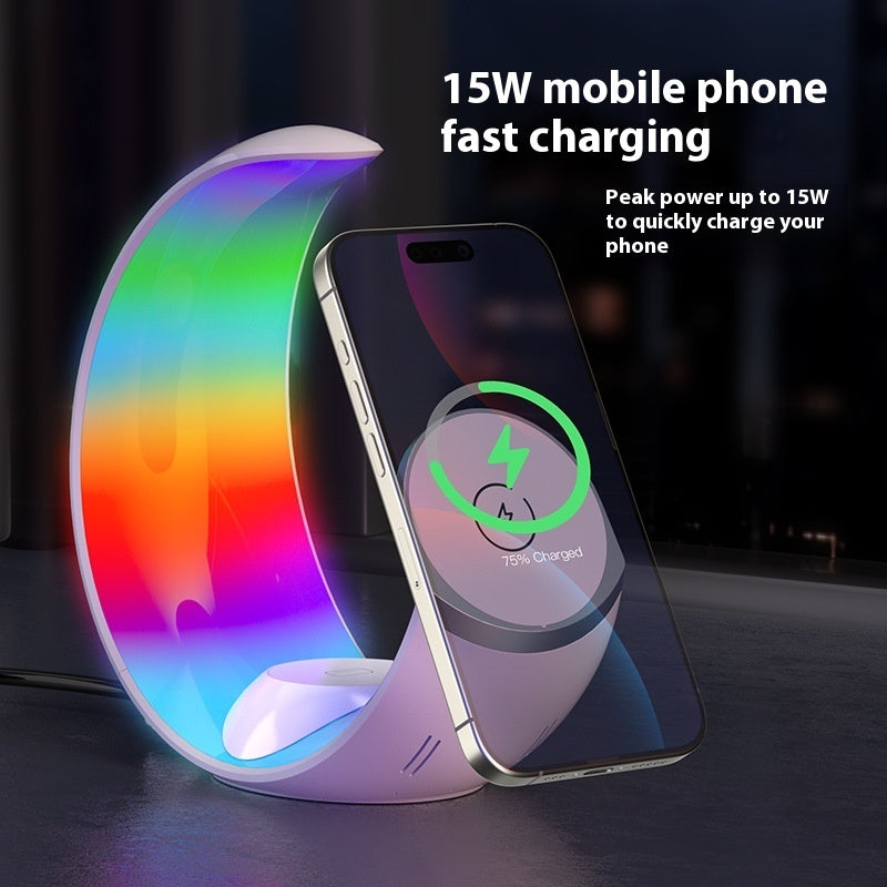 LumaCharge 4-in-1 Wireless Ambience Light & Night Lamp Charger