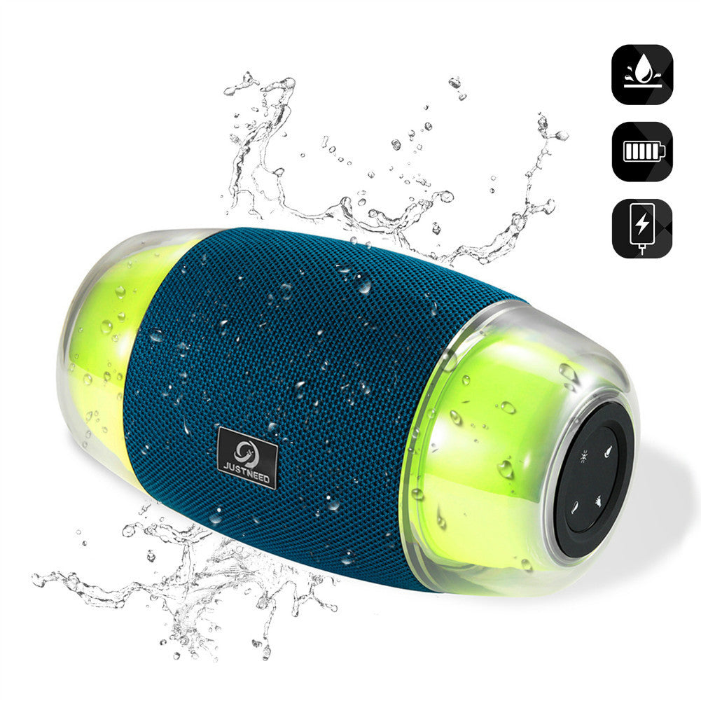 AuraBass Bluetooth Speaker – Subwoofer with Ambient LED Lighting