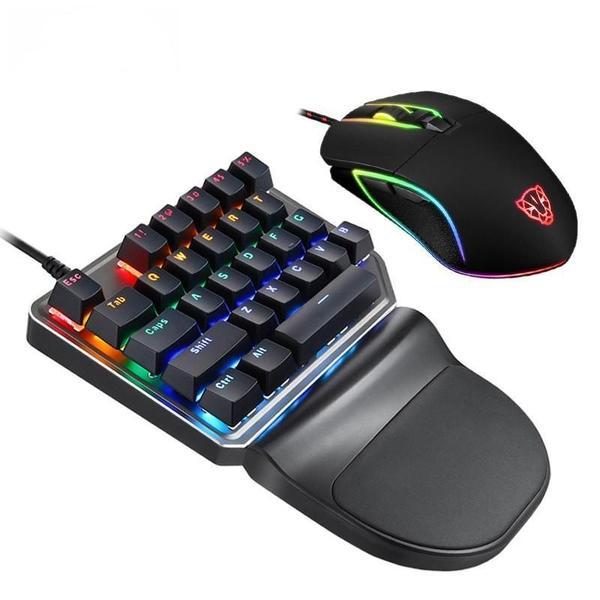 Motospeed™ Single-Handed Mechanical Gaming Keyboard – Precision, Speed, and Comfort in One Compact Design