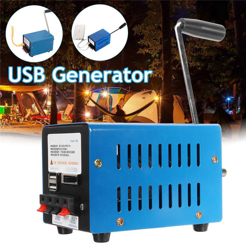 PowerGuard™ USB Charging Emergency Rescue Hand Crank Generator