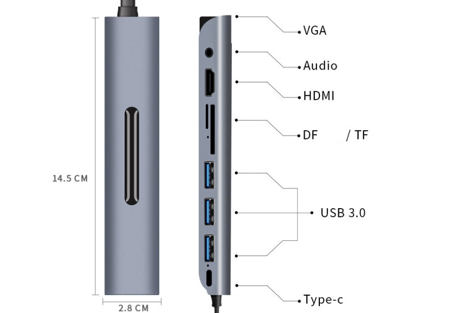 NexusPort 9-in-1 USB-C Docking Hub