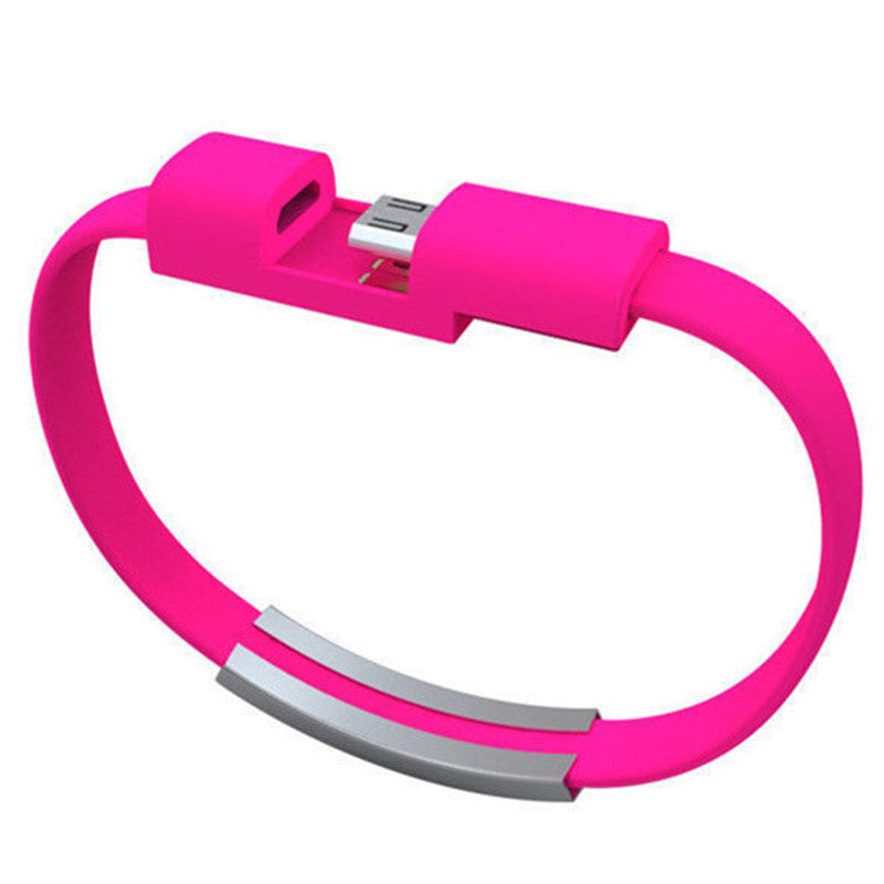 ChargeBand USB Silicone Bracelet Cable - Compact & Stylish Charging Solution
