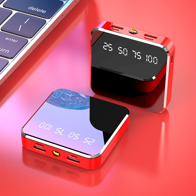 MirrorCharge Mini – Compact Full Mirror Power Bank